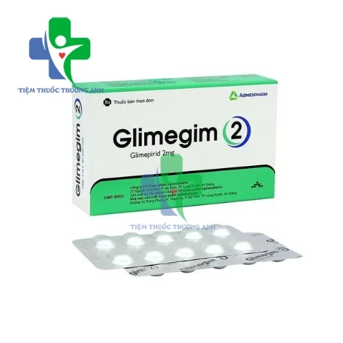 Glimegim 2 Agimexpharm - Hỗ trợ bệnh nhân tiểu đường tuýp 2